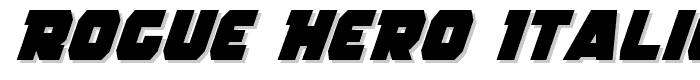 Rogue Hero Italic font